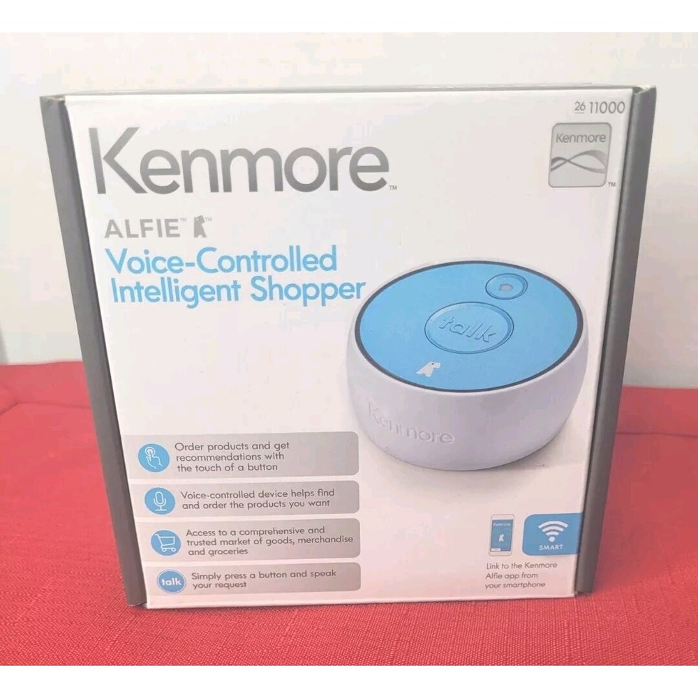 Kenmore Alfie Voice Controlled Intelligent Shopper Brand New Open‎ box